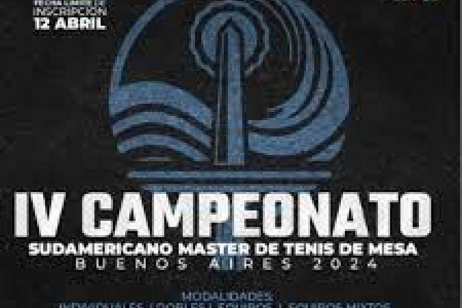Campeonato Sudamericano Master de Tenis de Mesa