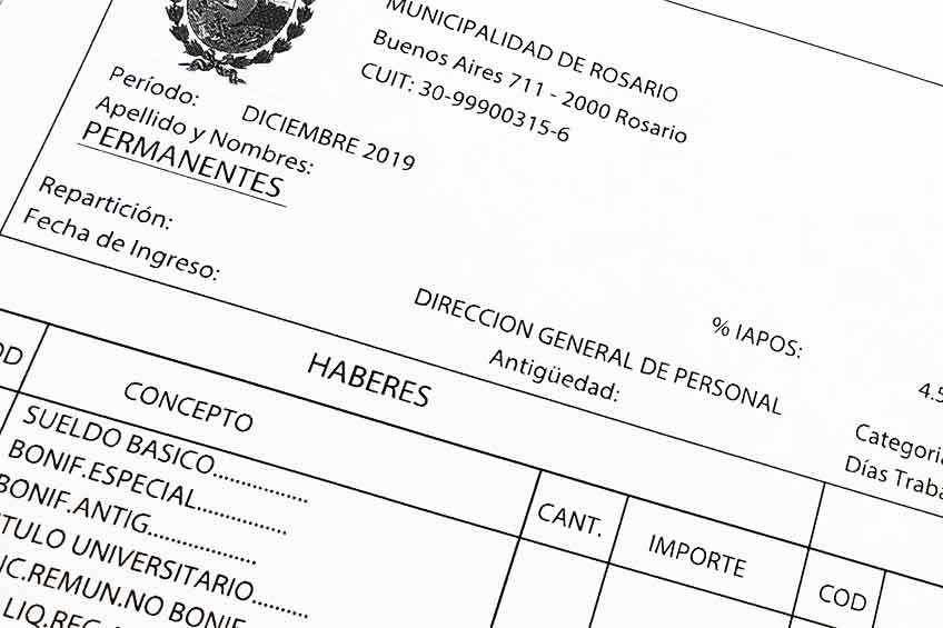 Recibo de sueldo