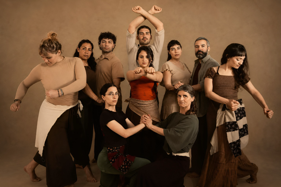 Integrantes del grupo de danza del Instituto de Profesorado de Danzas N° 5929 “Isabel Taboga”.