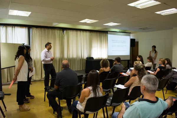 Capacitación interna realizada en el Centro Cultural Fontanarrosa