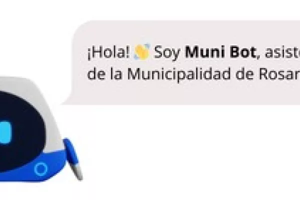 mensaje de bienvenida de muni bot