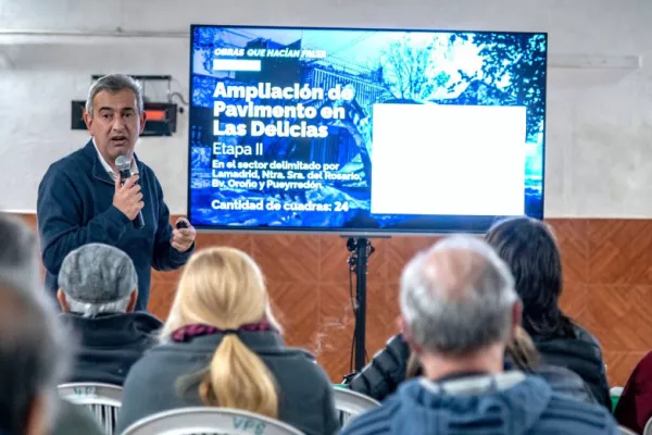 presentacion obras en las Delicias