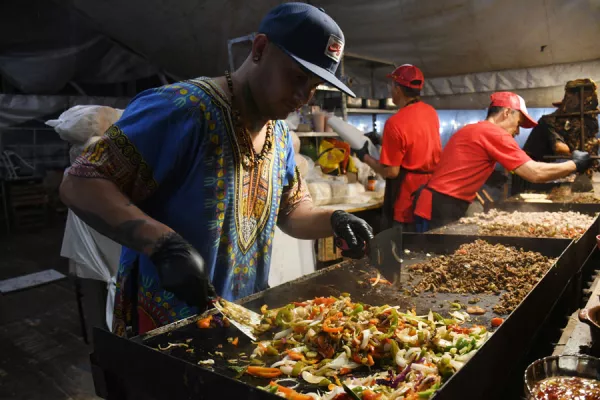 colectividades stand de comidas