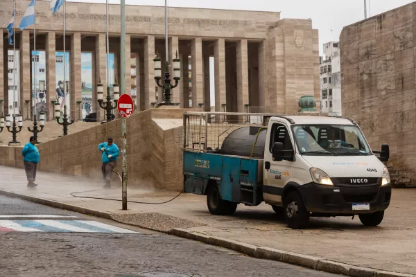 Suramericanos: el municipio realizará un amplio operativo de limpieza en el Monumento y Parque a la Bandera