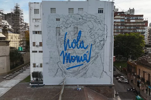 Rosario suma un nuevo mural para homenajear a Belgrano