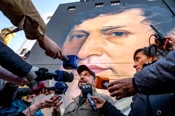 Quedó formalmente habilitado el nuevo mural de Belgrano de cara al Pasaje Juramento
