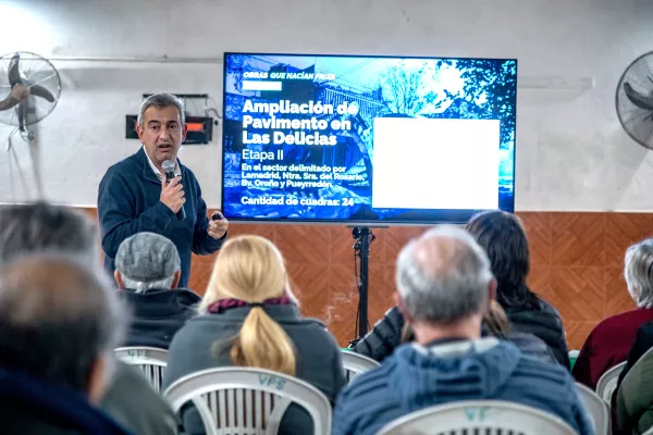 El municipio anunció ampliación de obras de pavimento definitivo en el barrio Las Delicias
