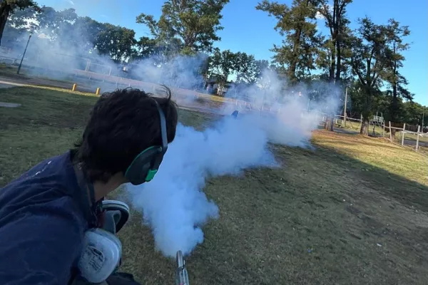Fumigación: continúan los operativos en parques, plazas y espacios de uso público