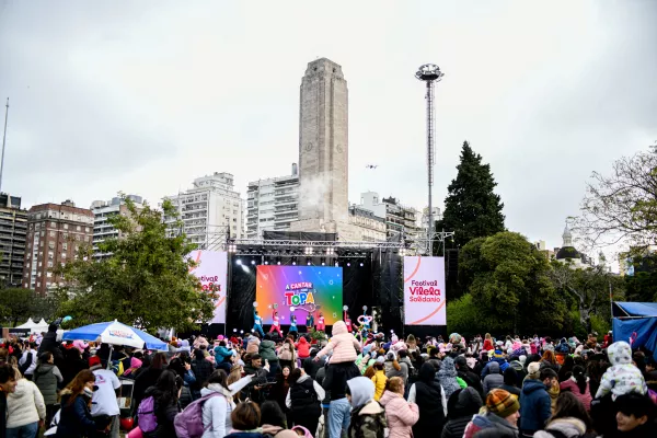 Miles de familias bailaron en el Festival Solidario del Vilela y se lanzó nueva colecta para la sala de trasplante
