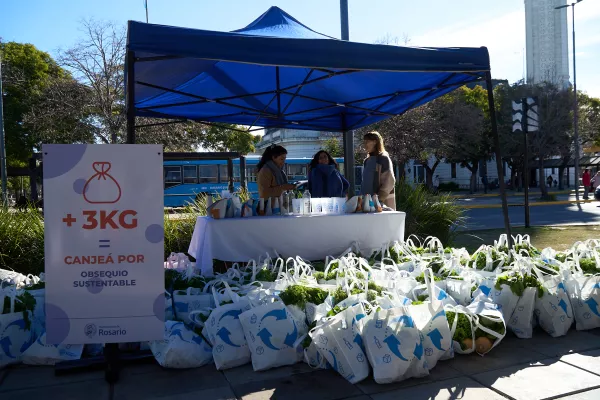 El viernes 31 habrá canje de reciclables en plaza San Martín