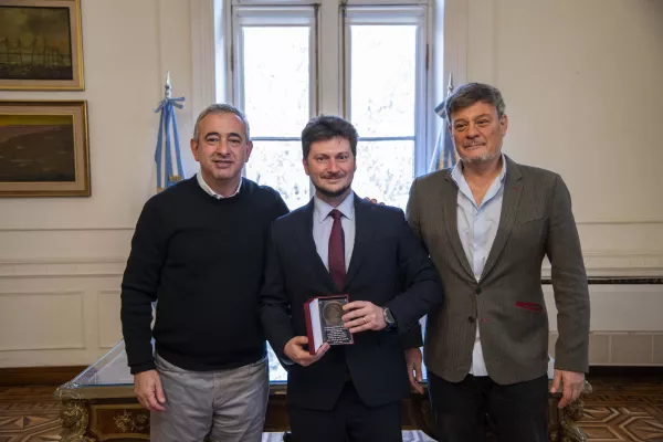 Javkin recibió al Cónsul General de Italia en Rosario con motivo de su despedida de la ciudad de Rosario