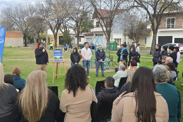 Barrio ATE: se viene la transformación de la plaza de Moreno y Andrade