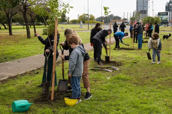 Convocan a voluntarias y voluntarios a una plantación de árboles en el Parque de las Colectividades