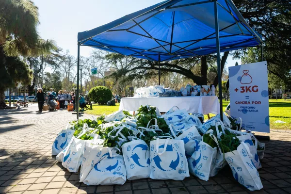 El canje de reciclables llega este viernes a Plaza Galicia