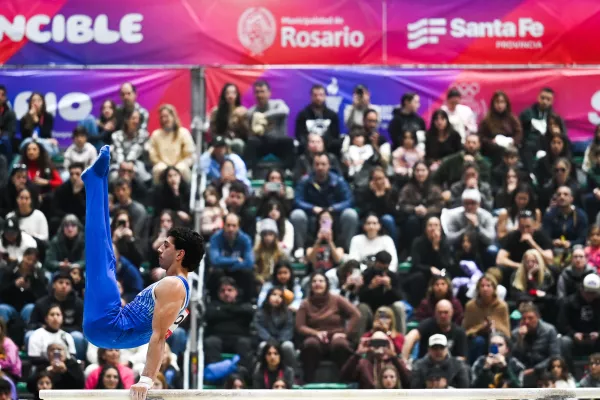 Rosario tuvo su primera medalla en los Juegos Suramericanos: Luca Alfieri ganó el bronce en gimnasia artística