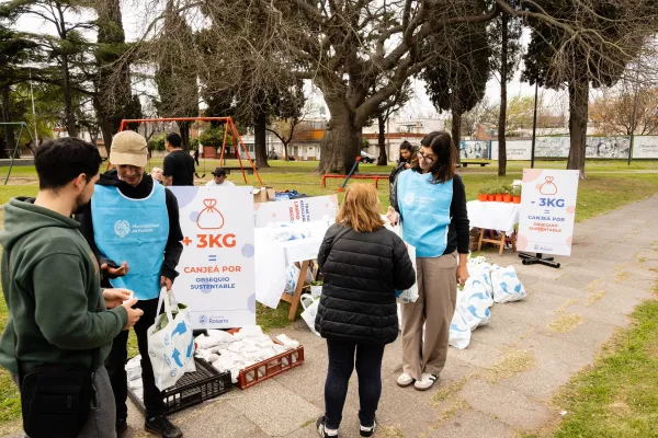 Canjes de reciclables: en las primeras seis jornadas se recibieron más de 5 toneladas de residuos