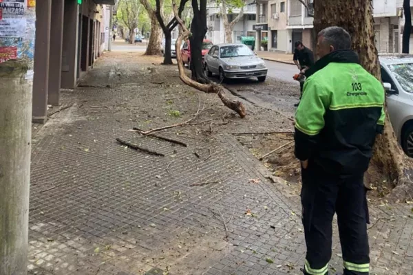 Tormentas en Rosario: se registraron 34 incidencias y el municipio continúa con operativos preventivos
