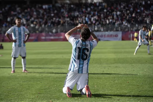 ¡Un grito colosal! Argentina le empató a Venezuela en el final y se metió en semifinales del fútbol en los Suramericanos