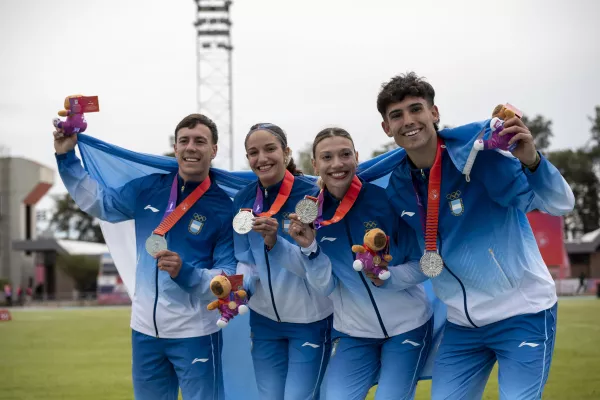 Rosario volvió a dejar su huella en los Juegos Suramericanos: medalla de plata en atletismo