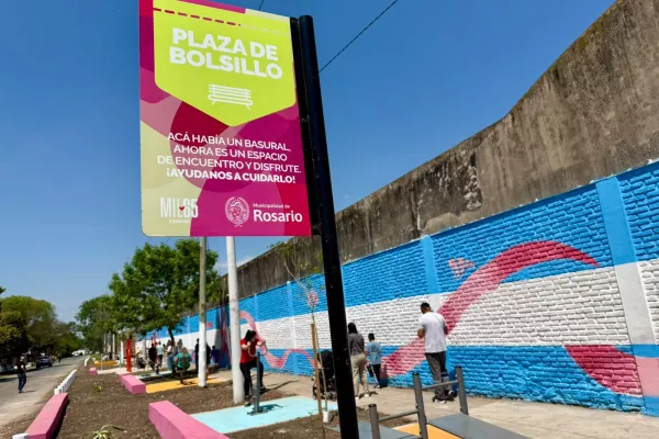 El barrio San Martín A tiene una nueva Plaza de Bolsillo 