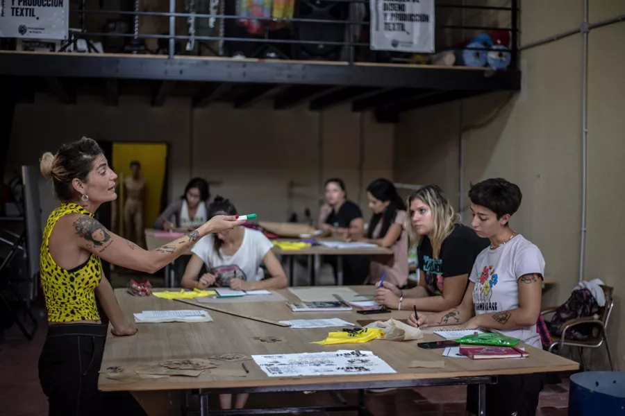 escuela de producción textil