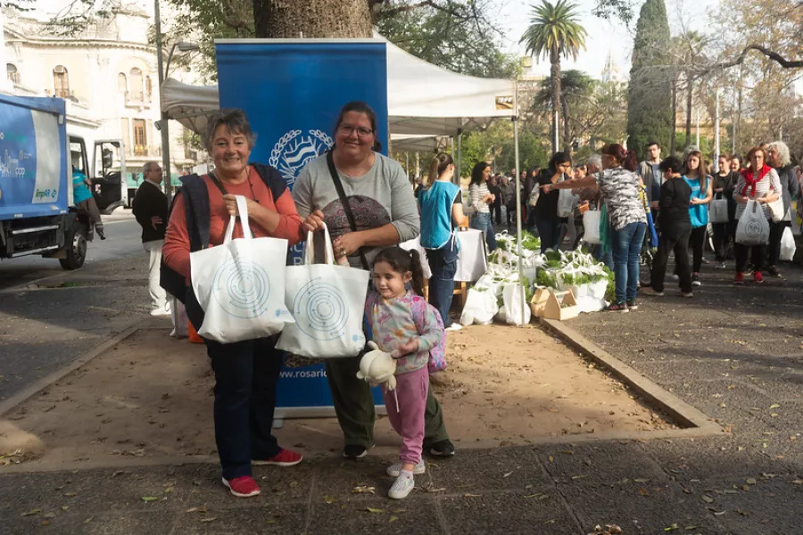 canje de reciclables octubre