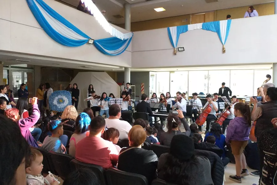 Muestra de la Escuela Orquesta Barrio Ludueña