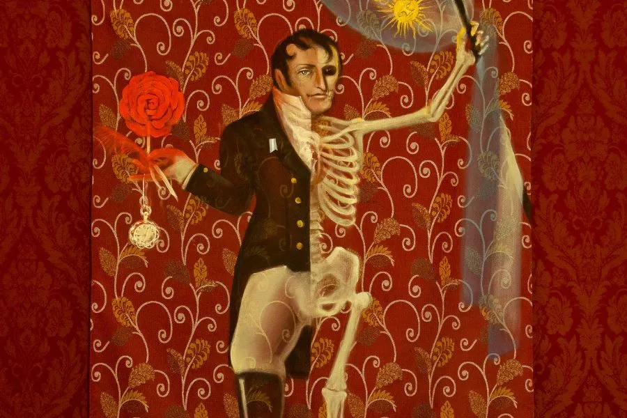 muestra ama la rosa de xil buffone en el museo estevez