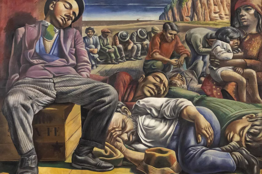 Desocupados. Obra de Antonio Berni