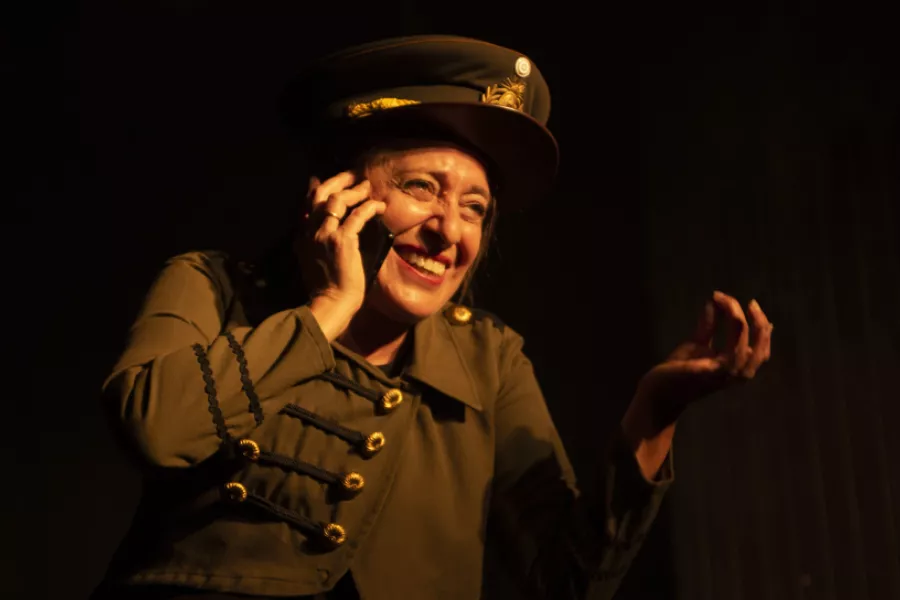 Primer plano de la protagonista
