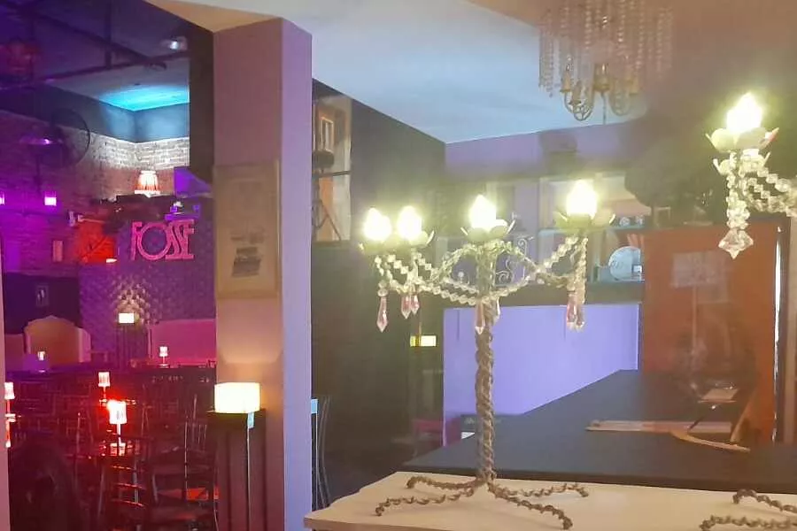 es la imagen de la parte interior de Club Fosse, un espacio donde se realizan diferentes actividades 