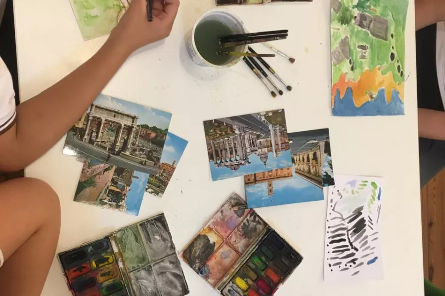 Club de dibujo en Casa de Cultura