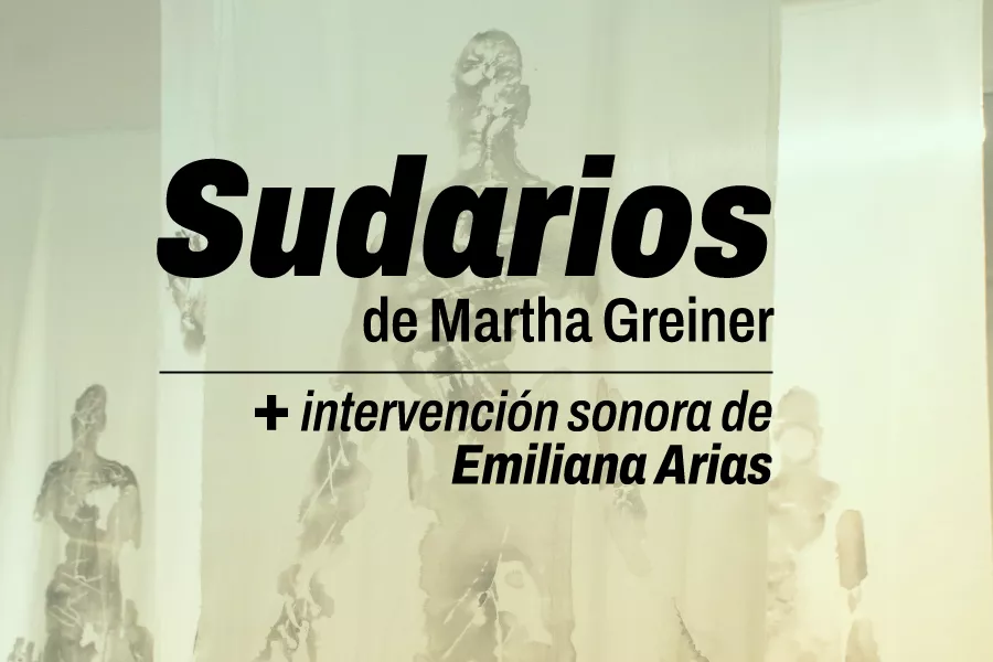 Flyer de Sudarios + Intervención sonora