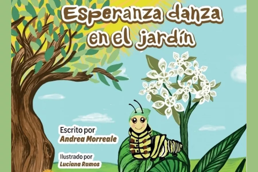 Esperanza danza en el jardín