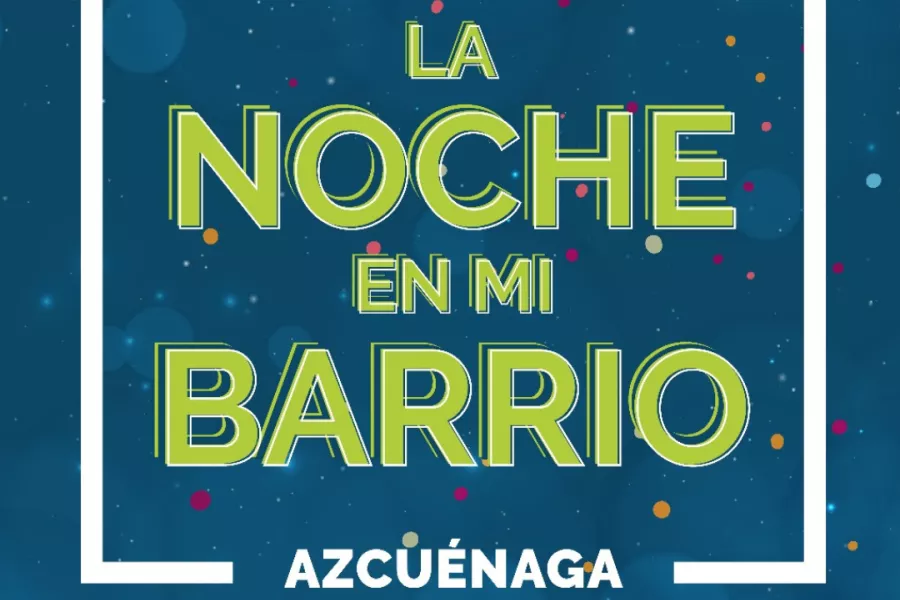 Gráfica de la noche en mi barrio azcuénaga