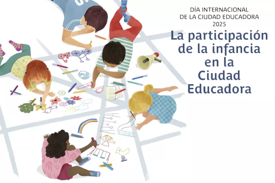 Flyer por el Día Internacional de la Ciudad Educadora