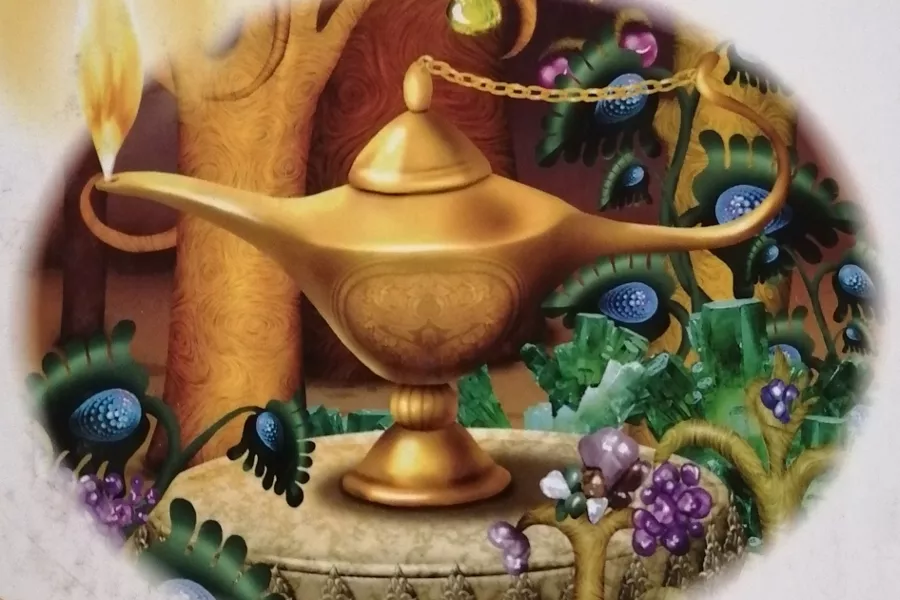 LA LÁMPARA DE LOS DESEOS