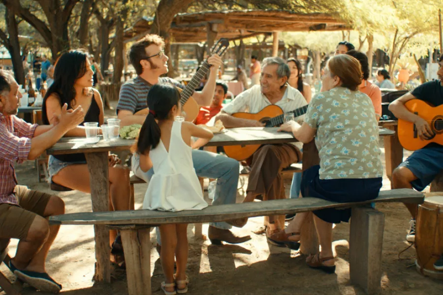 Fotogram de la película La Estrella azul