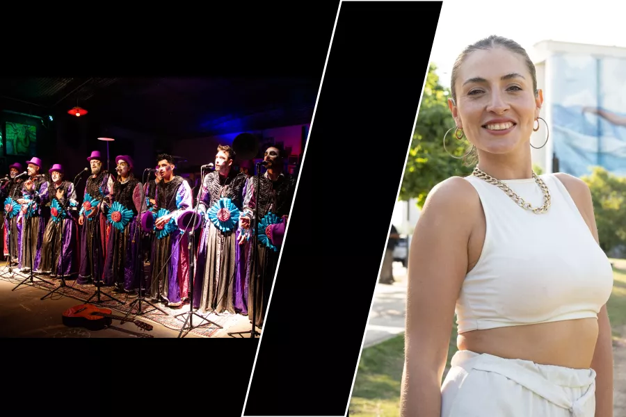 Fotos de la Murga y Flores y de Dj Wayra.