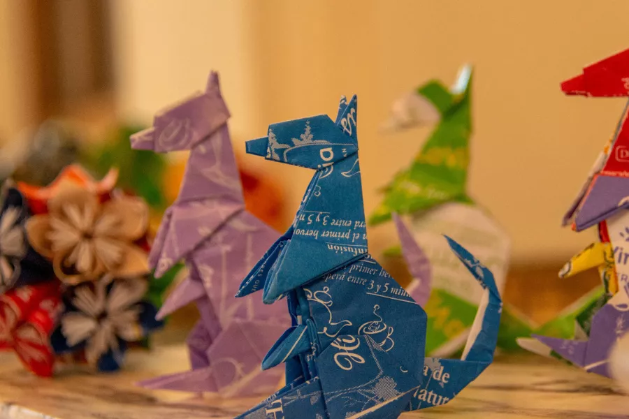 Muestra Me tomo 5 minutos y pliego un origami