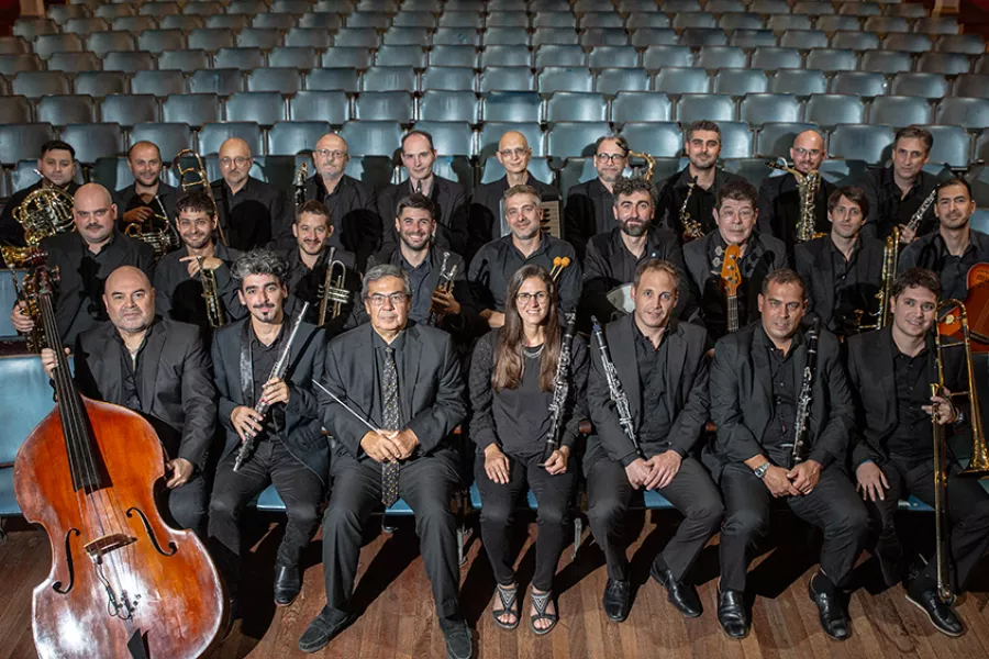 Fotografía del elenco del Mundial de canciones