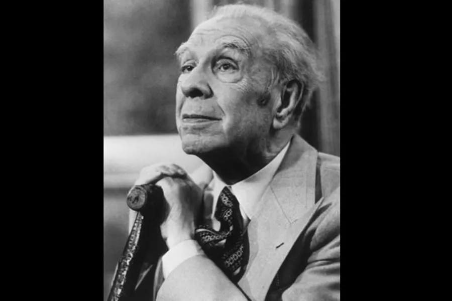 Foto de Jorge Luis Borges.