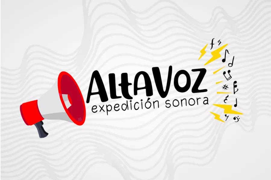 Se lee el texto "Altavoz Expedición sonora".