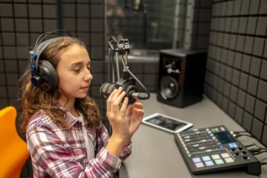 Infante en la radio