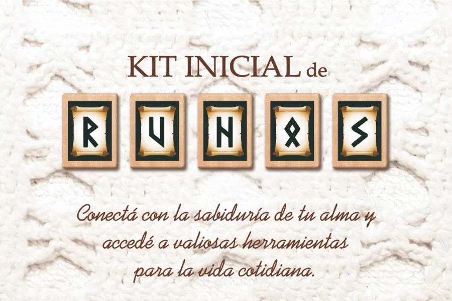 Tapa del libro "Kit inicial de runas".