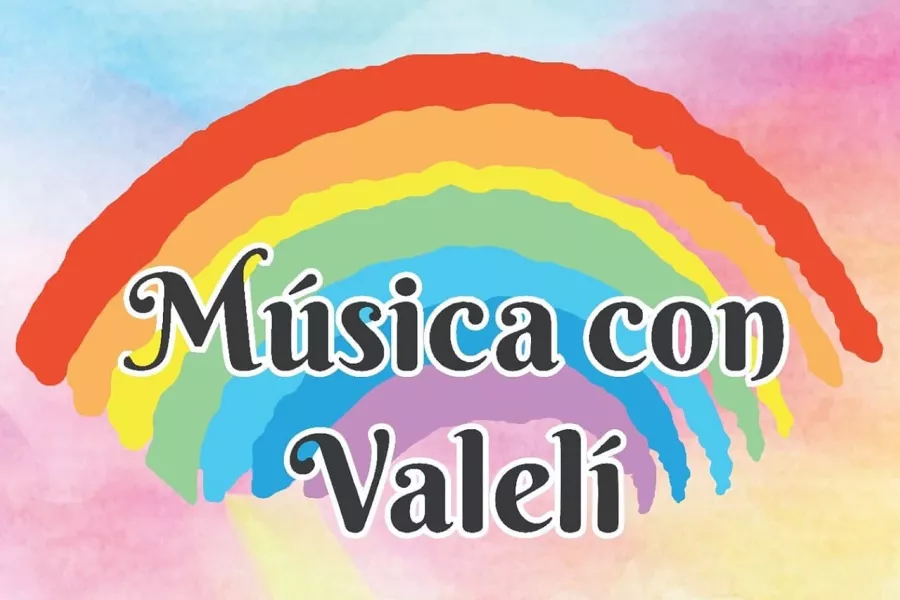 Se lee el texto: VALELI. Propuesta musical artística y pedagógica para infancias.