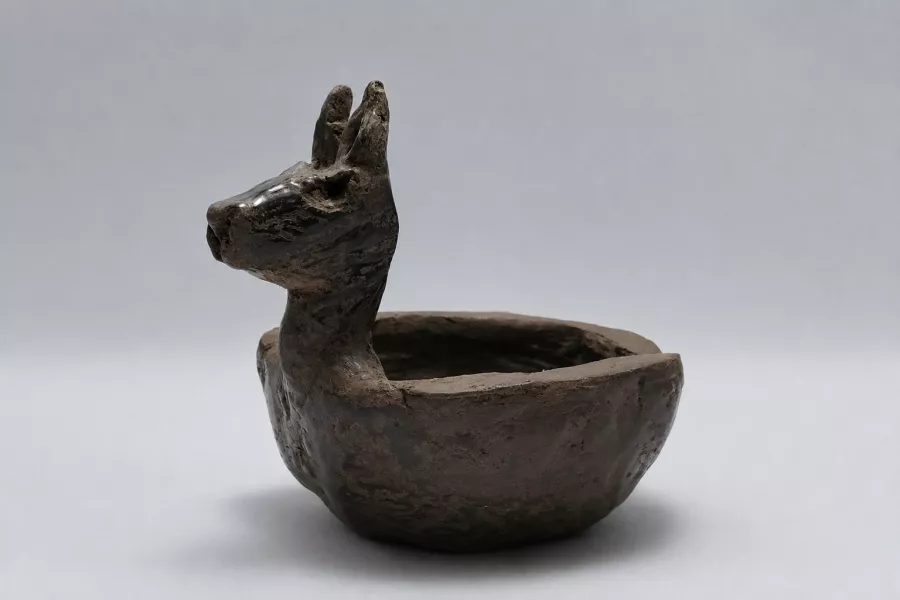Objeto de ceramica perteneciente a la muestra Señor D