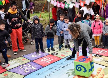 Evento mes de las infancias en Barrio Itatí