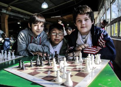 Taller de ajedrez en Biblioteca Argentina