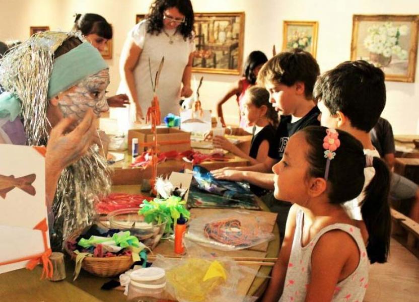 Taller para niñas y niños en Castagnino
